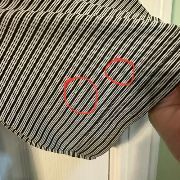 Virginia Commonwealth University black and white stripe polo - Picture 6 of 6